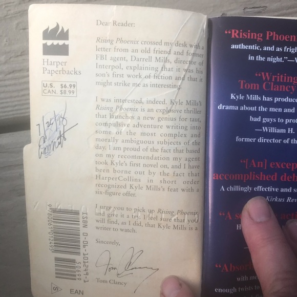 Tom Clancy - author 1 hardcover book/2 paperback - Picture 5 of 8